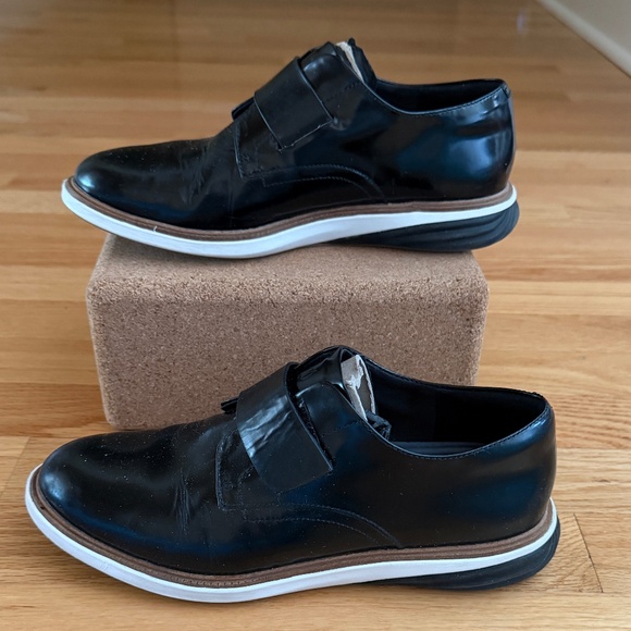 Cole Haan Grand Evolution Black Patent Leather Shoes Size 7 Womens - Picture 1 of 15